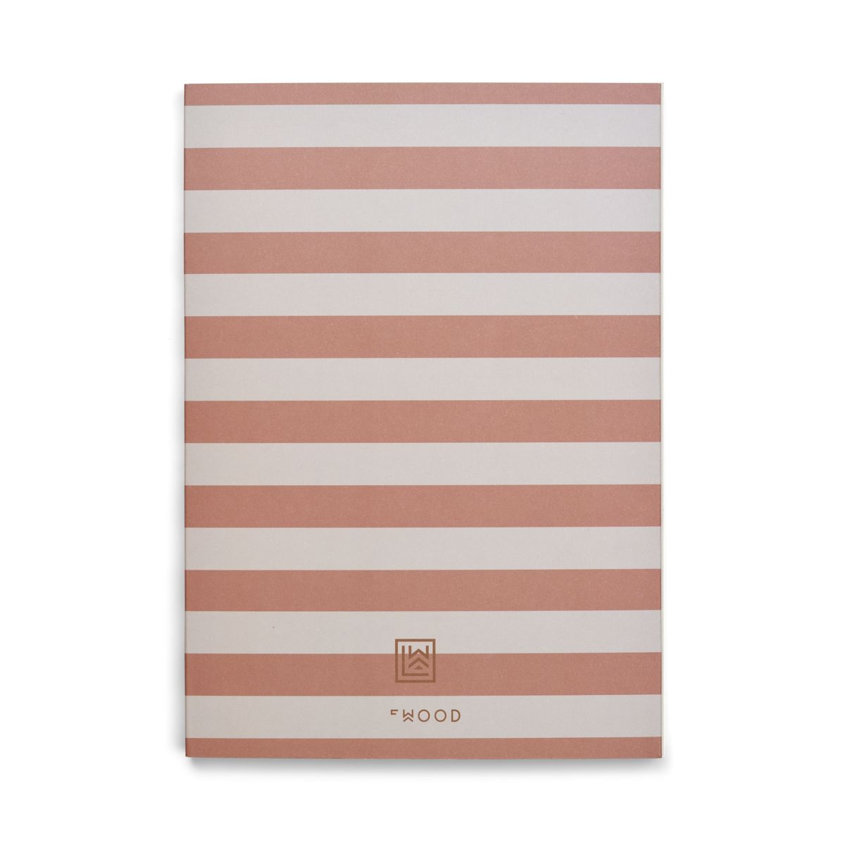 LIEWOOD Jae notesbog medium - Stripe Tuscany rose / Sandy - Notesbog