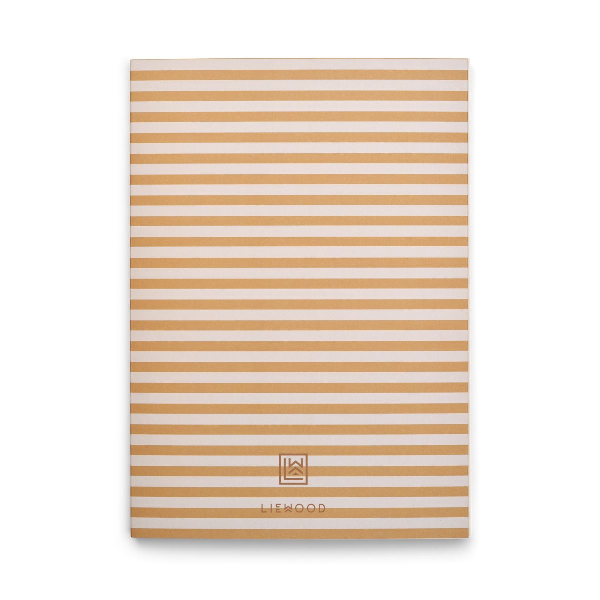 Jae notesbog medium - Stripe Yellow mellow / Sandy
