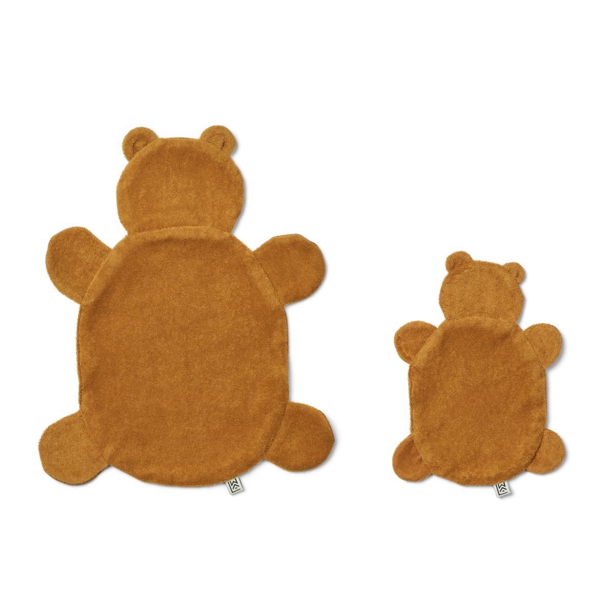 LIEWOOD Janai sutteklud 2-pak - Mr bear / Golden caramel - Nusseklud