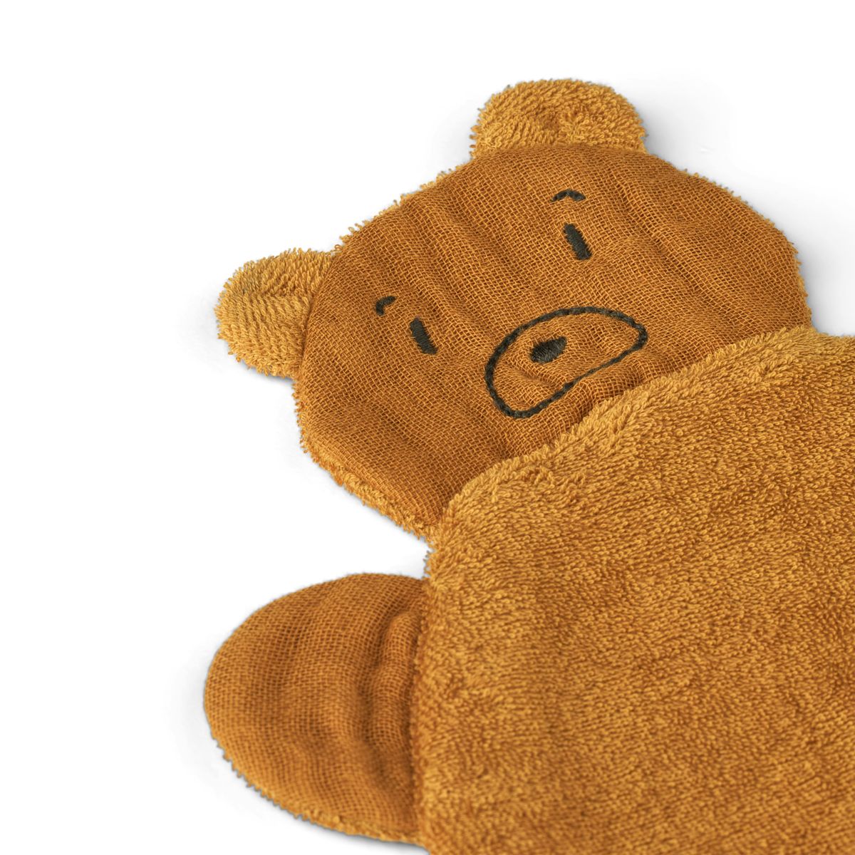 LIEWOOD Janai sutteklud 2-pak - Mr bear / Golden caramel - Nusseklud