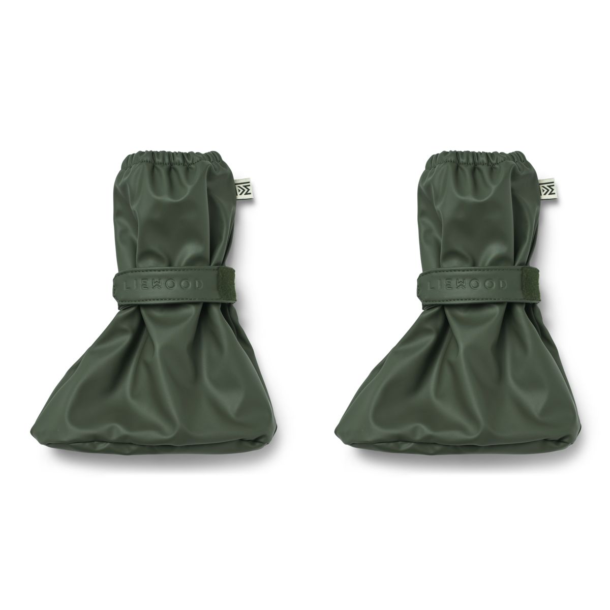 LIEWOOD Bora babyfooties - Hunter green - Overtrækssko