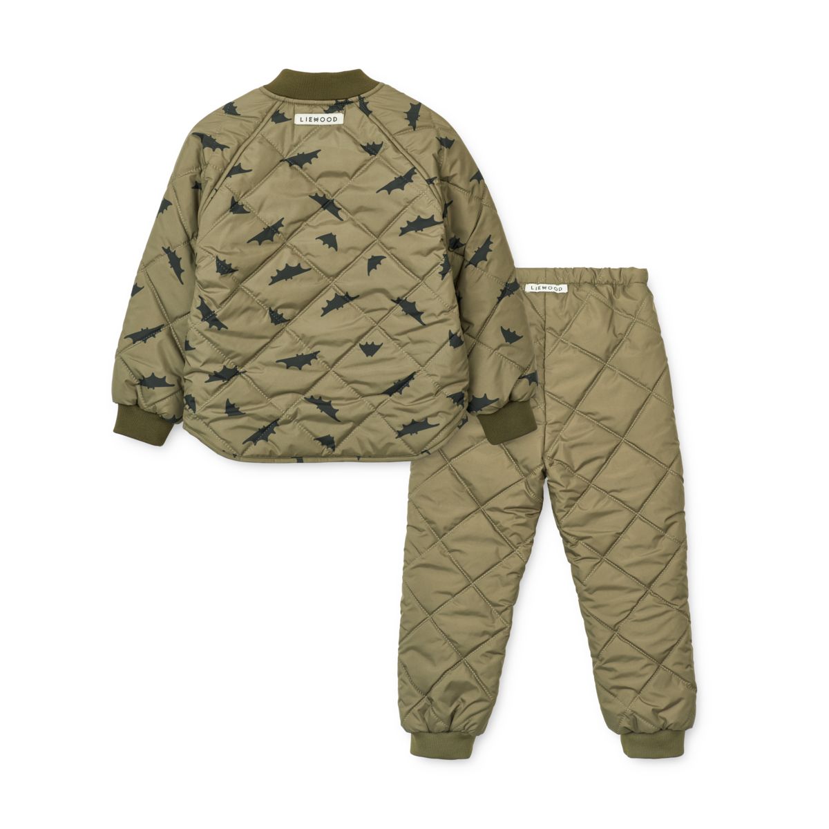 LIEWOOD Anniston termosæt junior - Bats / Khaki - Sæt