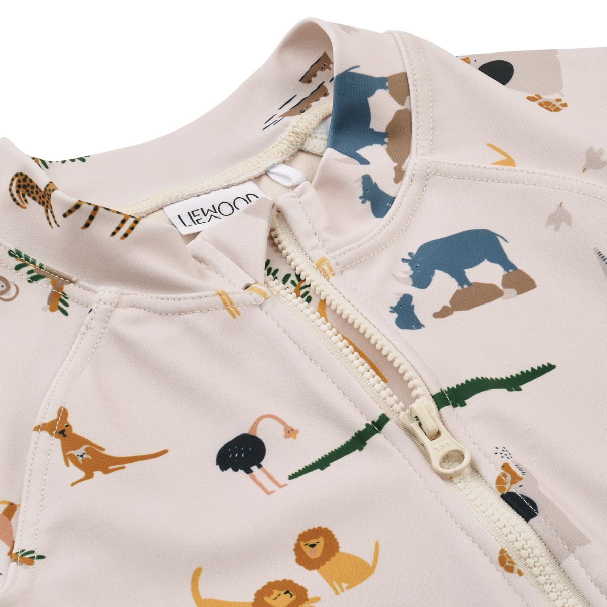 LIEWOOD Max Svømmedragt med UV Beskyttelse - All together / Sandy - Badedragt