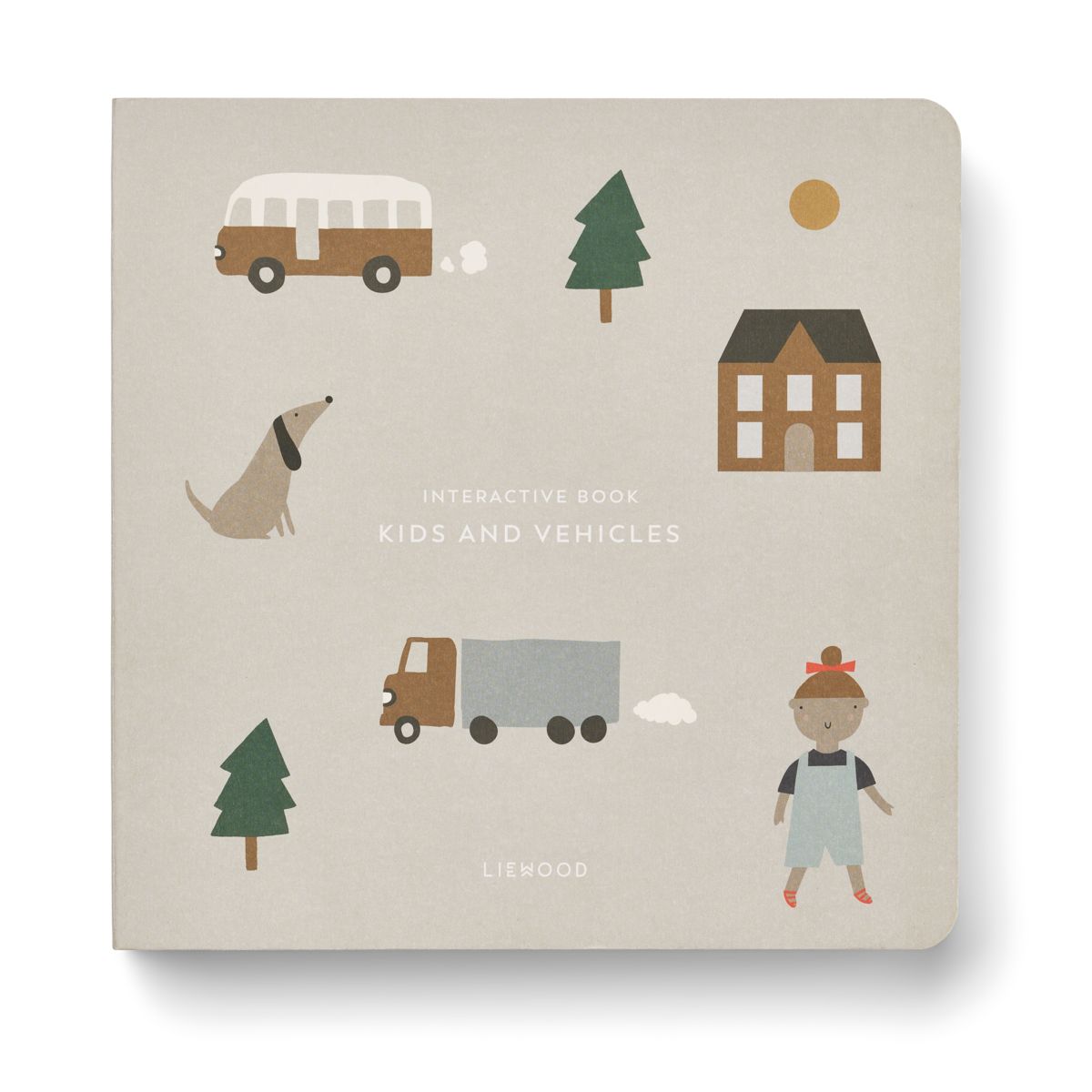 LIEWOOD Maitland interaktiv bog - Vehicles / Downtown mix - Junior bog