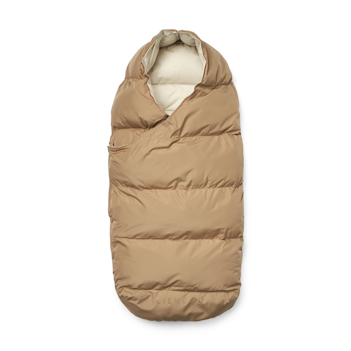 LIEWOOD Orion kørepose 2.5 Tog - Oat - Sovepose