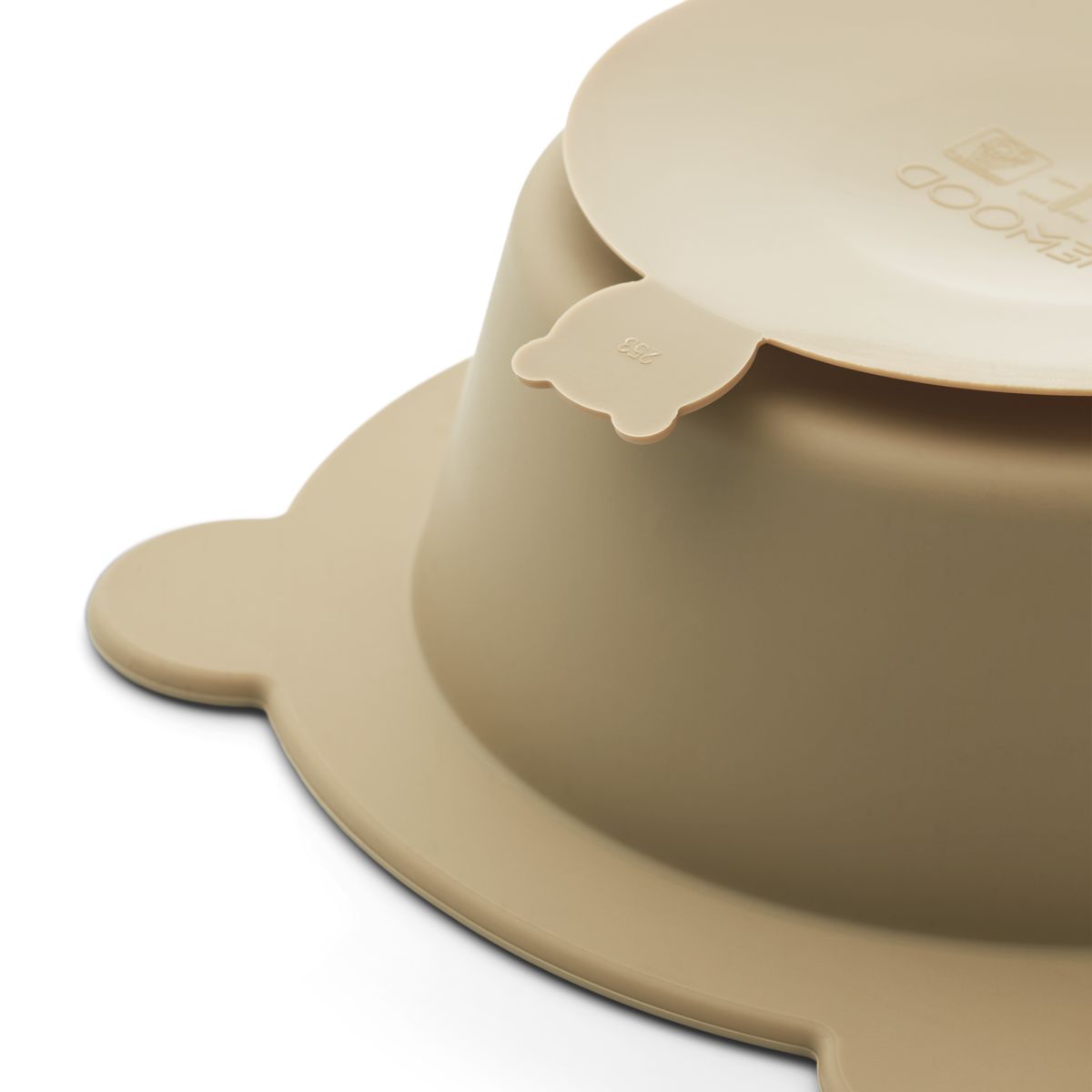 LIEWOOD Peony Skridsikker Skål 2 stk - Sandy / Oat - Skål