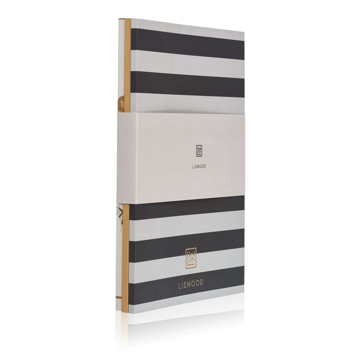 LIEWOOD Sidney notesbøger - All together / Stripe mix - Notesbog