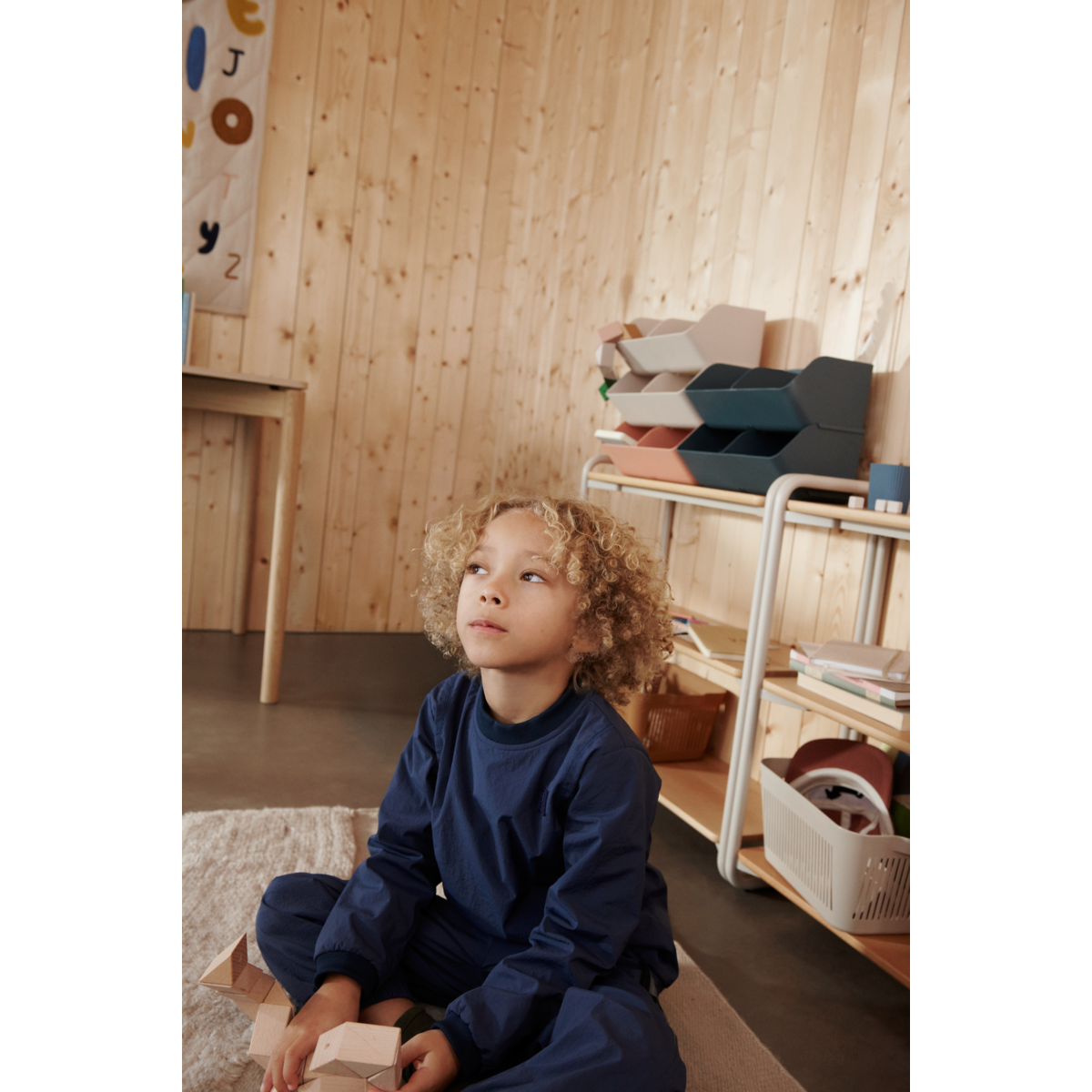 LIEWOOD Rosemary opbevaringskasse Medium - Whale blue - Blyantsholder