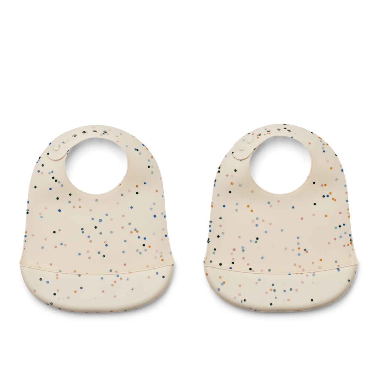 Tilda Hagesmæk Med Print 2 stk - Splash dots / Sea shell
