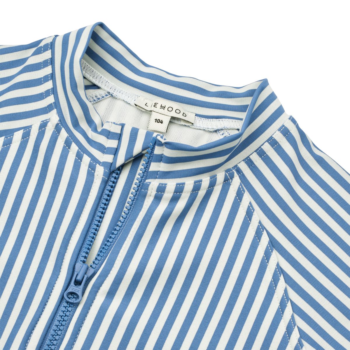 LIEWOOD Max Langærmet Badedragt med striber - Y/D stripe Riverside / Creme de la creme - Badedragt