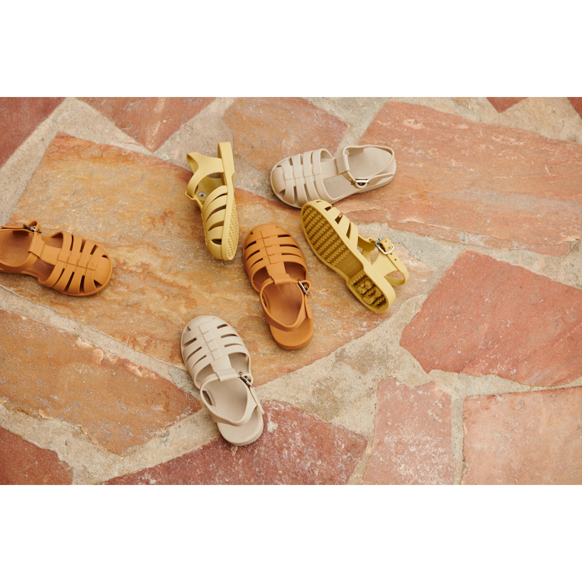 LIEWOOD Bre strandsandal - Mustard - Strandsandaler