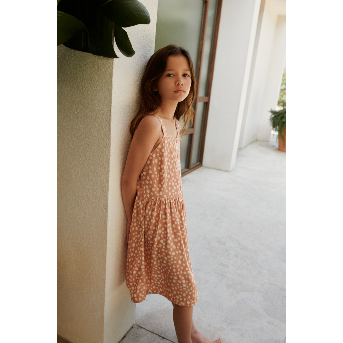 LIEWOOD Zia Kjole Med Print - Leo spots / Tuscany rose - Kjole