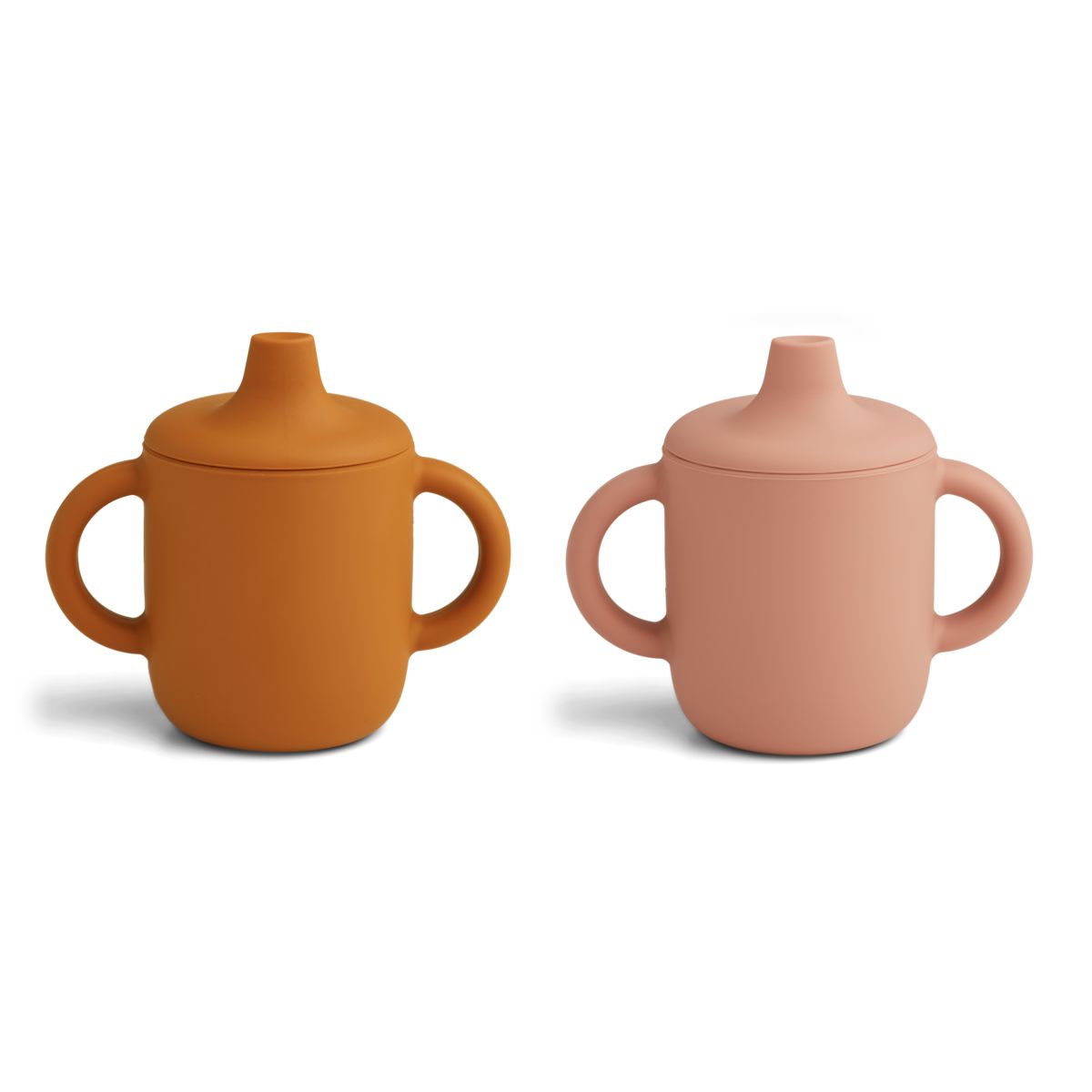 LIEWOOD Neil kop 2-pak - Dark rose/mustard mix - CUP