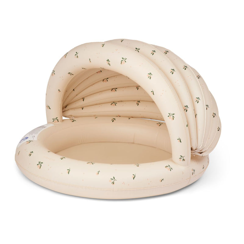 LIEWOOD Hadleia Bassin med Solskærm - Peach / Sea shell - Swimmingpool