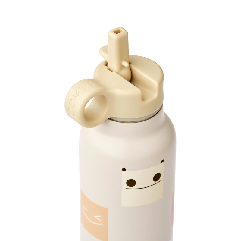 LIEWOOD Falk Vandflaske 500 Ml - Smiley / Sandy - Vandflaske