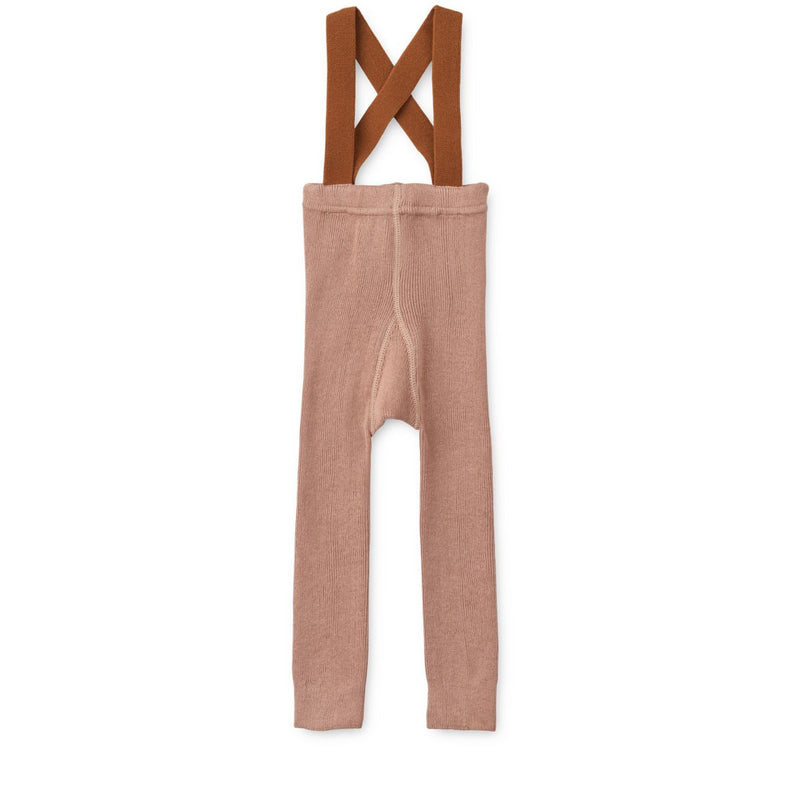 LIEWOOD Cuno Leggings Med Seler - Tuscany rose / Golden caramel - 