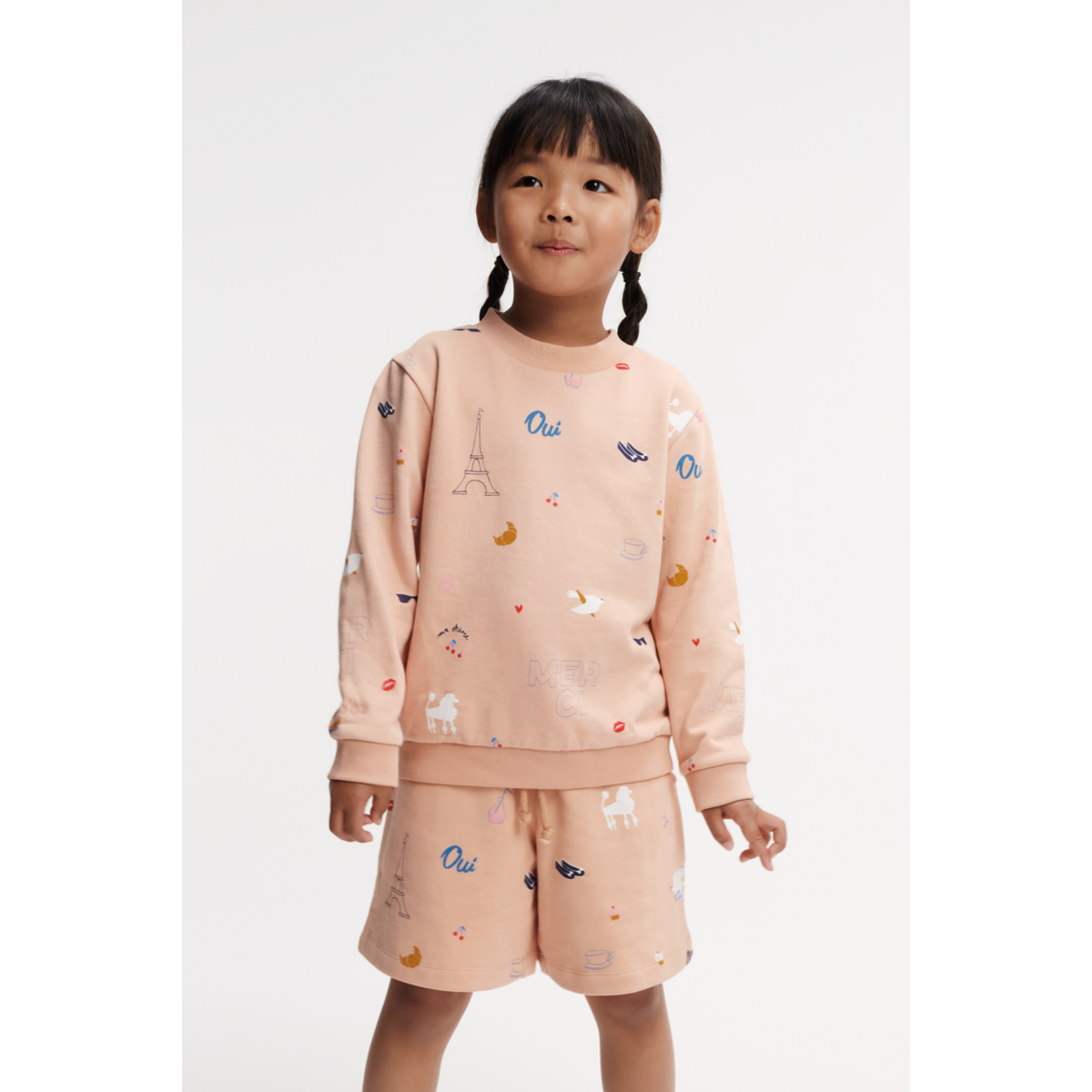 LIEWOOD Thora Sweatshirt med print - Paris / Pale tuscany - Sweatshirts