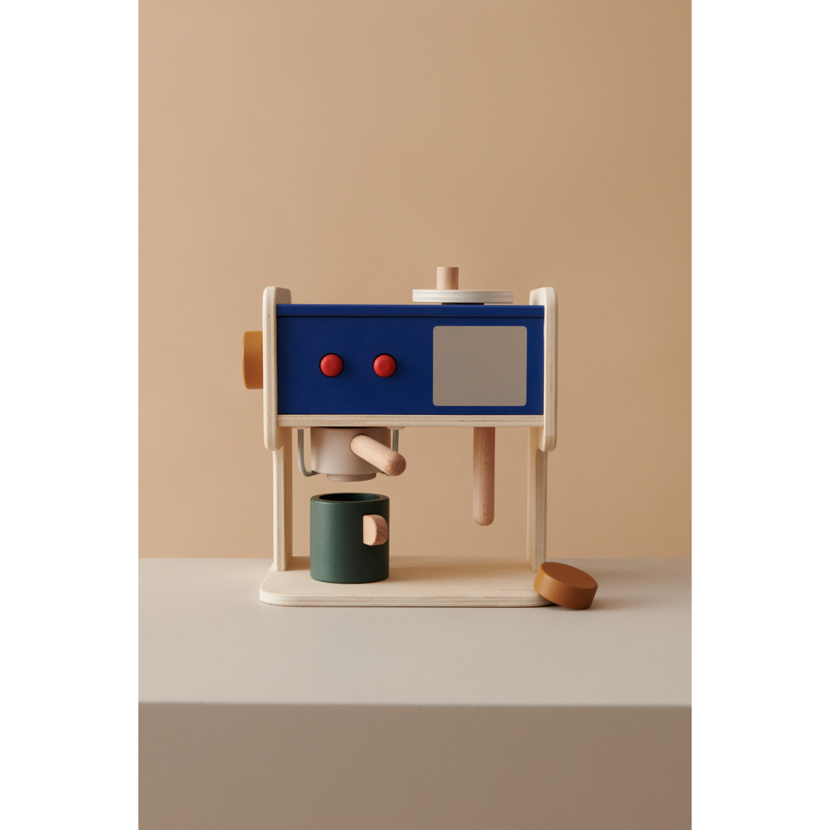 LIEWOOD Titouan Espressomaskine I Træ - Indigo blue multi mix - FORUDSÆT SPIL