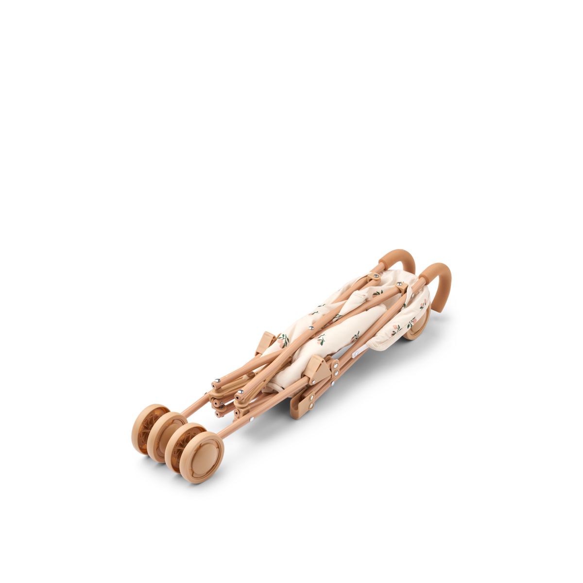 LIEWOOD Elsie Klapvogn til Dukker - Peach / Sea shell - FORUDSÆT SPIL