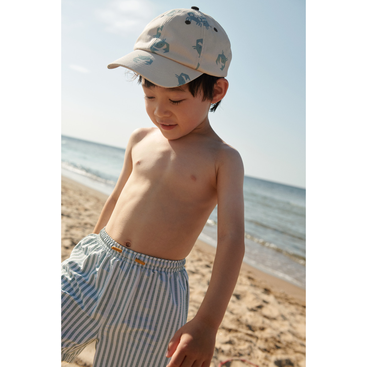 LIEWOOD Danny kasket - Crab / Sandy - Hatte & Kasketter