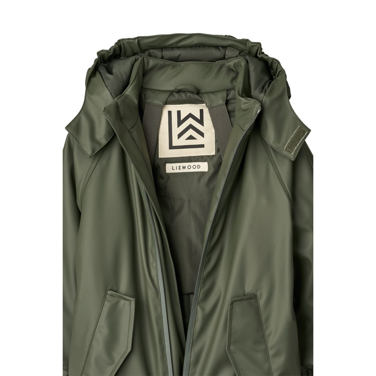 LIEWOOD MADDY PU-regndragt - Hunter green - SUIT