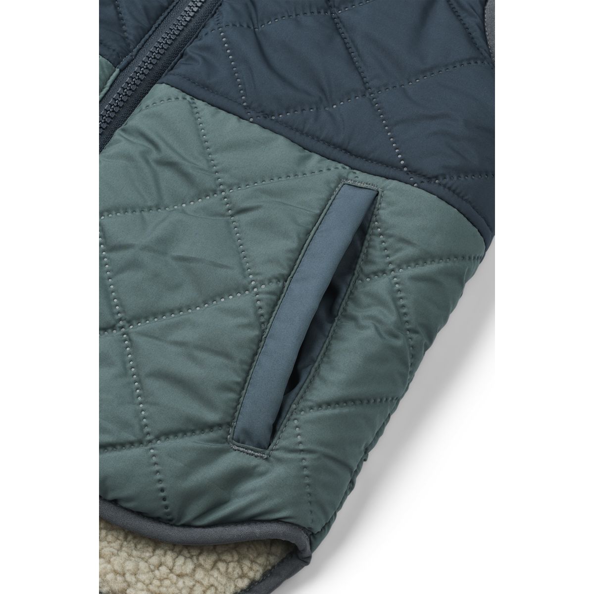 LIEWOOD Diana Vendbar Fleecevest - Whale blue multi mix - Vest