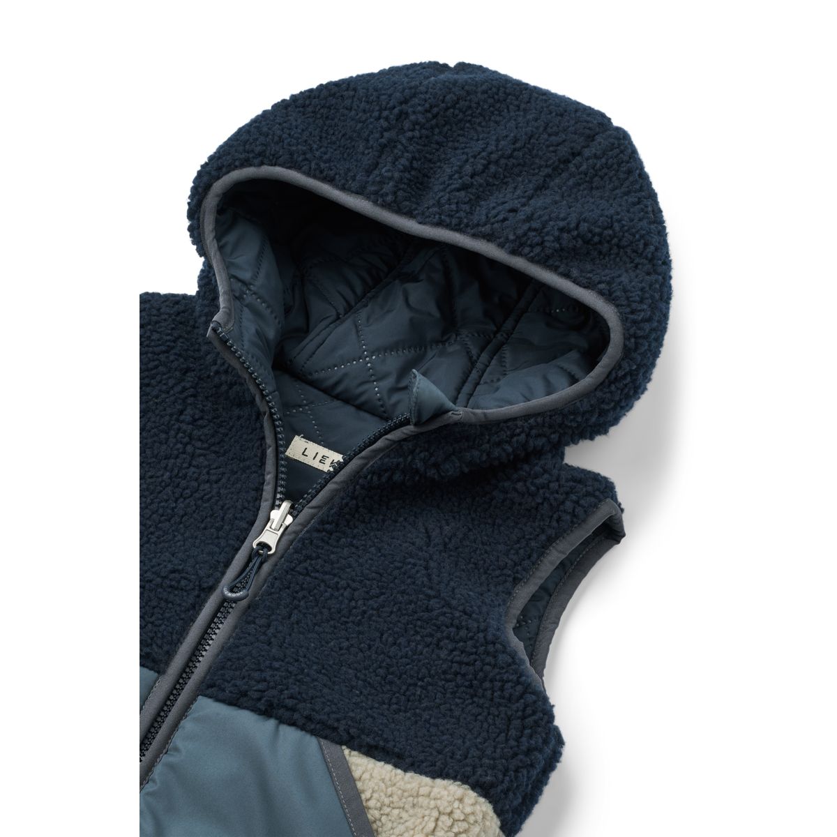 LIEWOOD Diana Vendbar Fleecevest - Whale blue multi mix - Vest