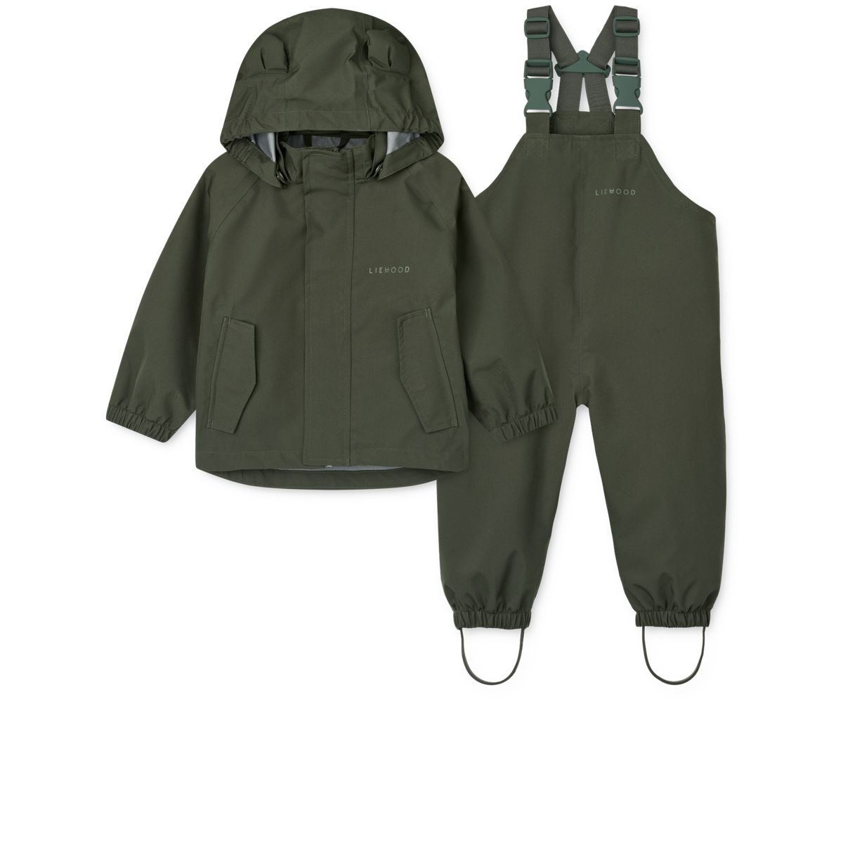 Manu Regntøjssæt - Hunter green