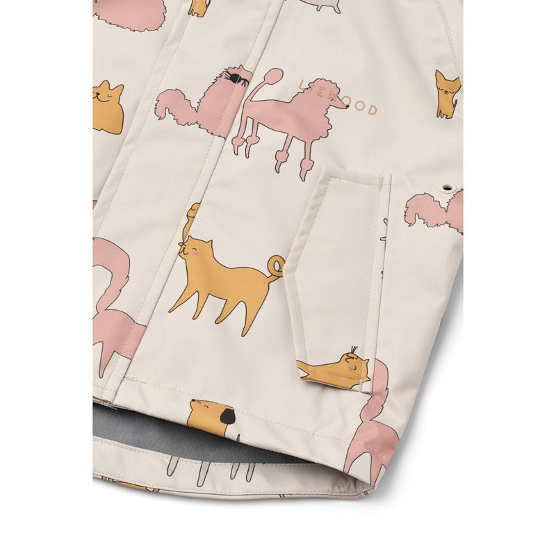 LIEWOOD Manu Regntøjssæt - Cats and Dogs / Sandy - Sæt