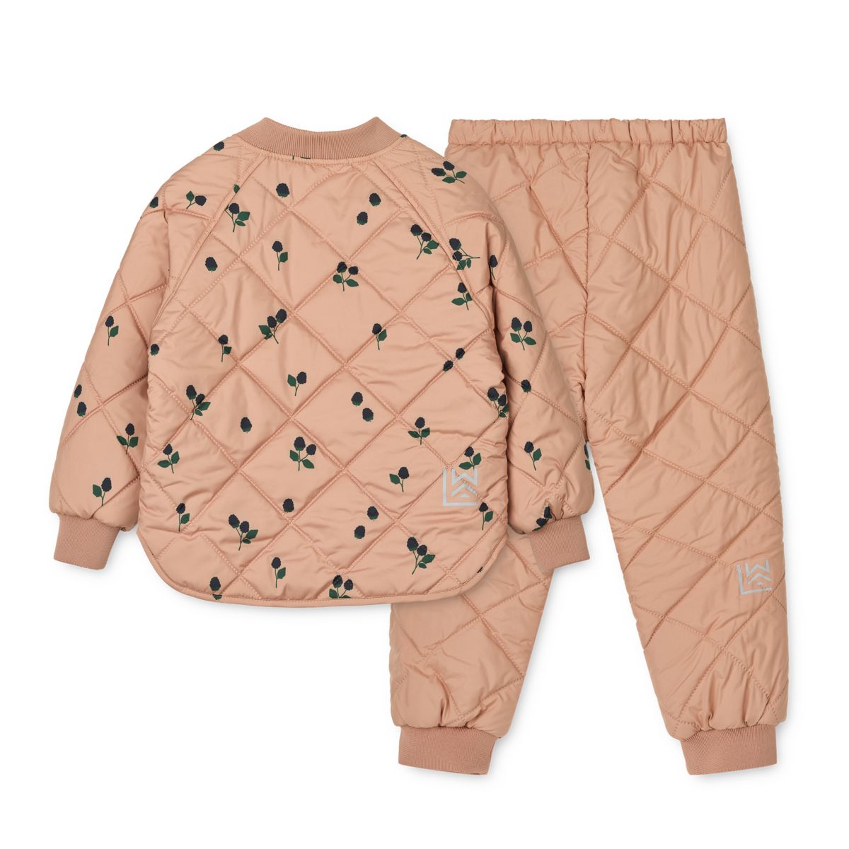 LIEWOOD ZELLA Termosæt - Berry / Pale tuscany / Embroidery - Sæt