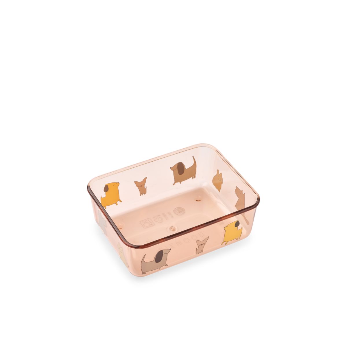 Liewood Ako Tritan Snack Box - Cats and Dogs / Sandy - SNACKBOX