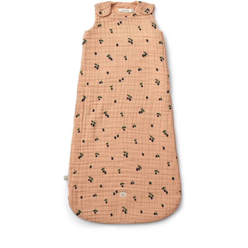 LIEWOOD FLORA Sovepose med Print - Mini Berry / Pale tuscany - Sovepose
