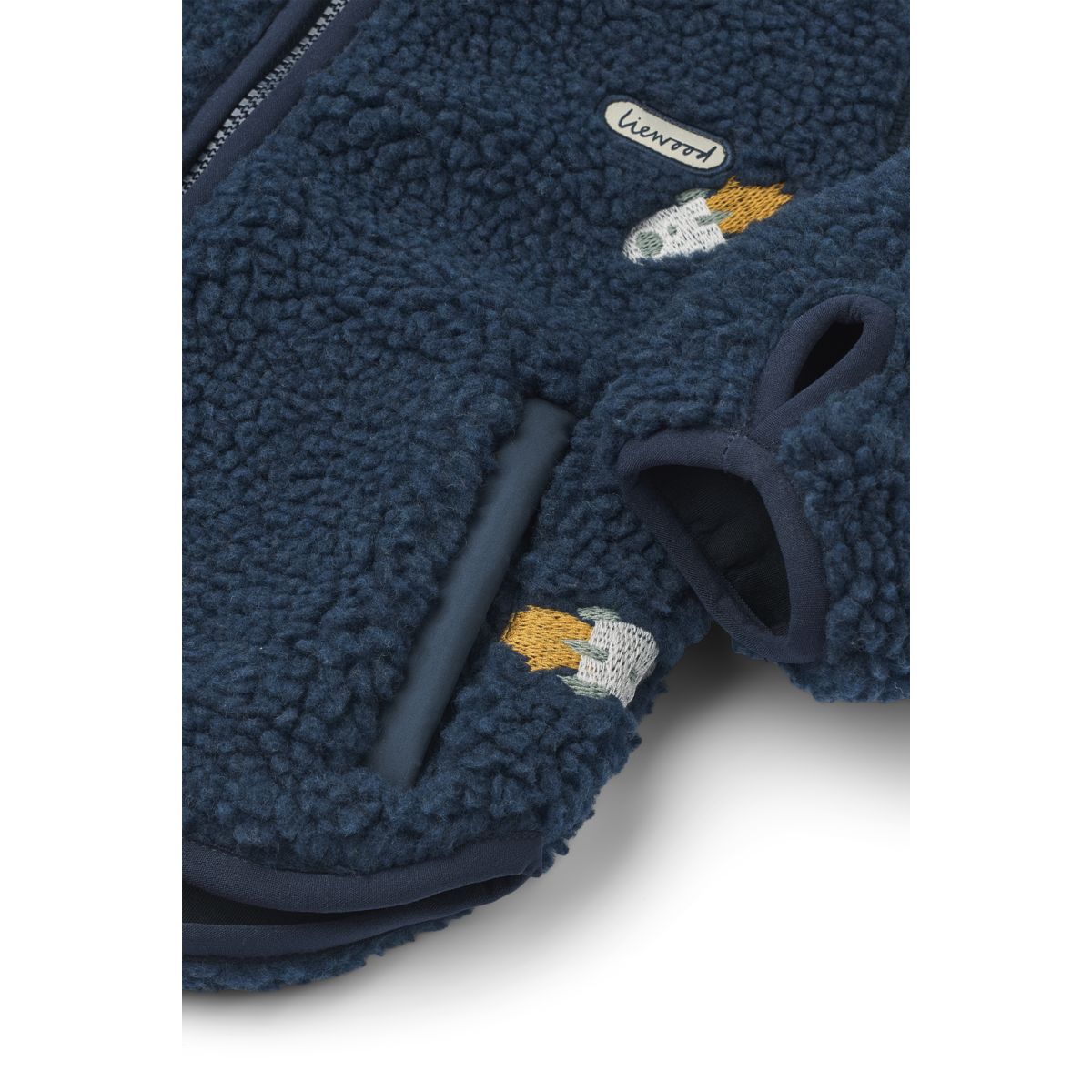 LIEWOOD MARA Fleecejakke Med Ører - Rocket / Classic navy / Embroidery - Jakker