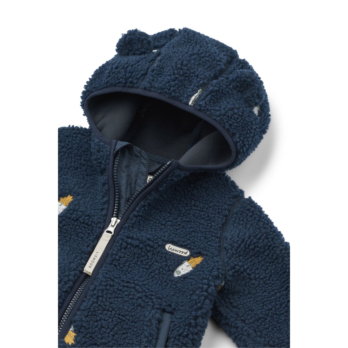 LIEWOOD MARA Fleecejakke Med Ører - Rocket / Classic navy / Embroidery - Jakker
