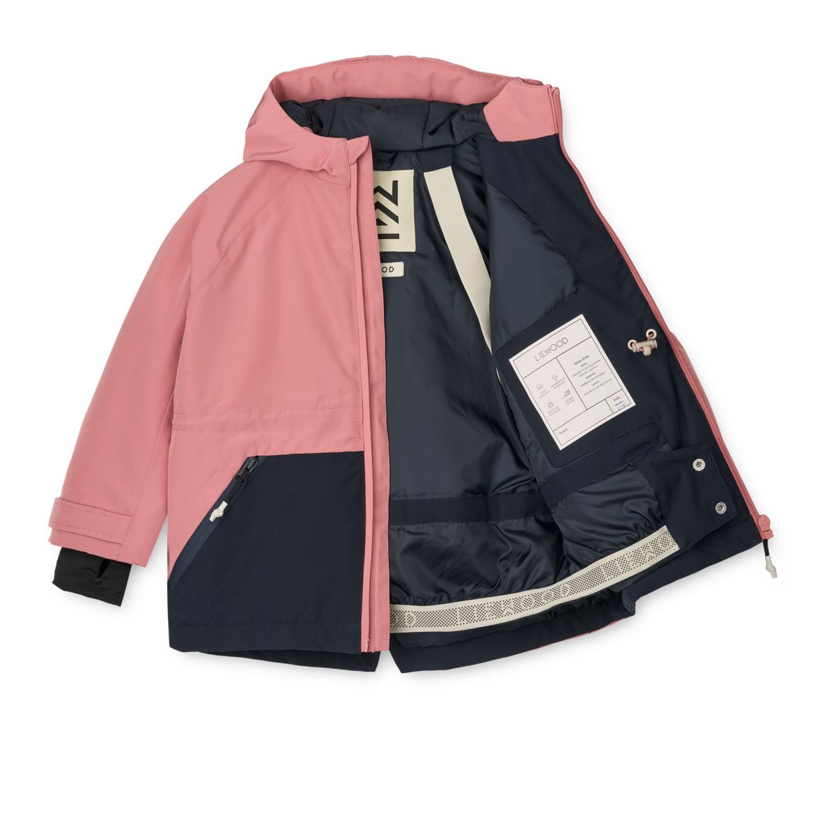 LIEWOOD KALLE Vinterjakke - Dusty rose / Classic navy - Jakker