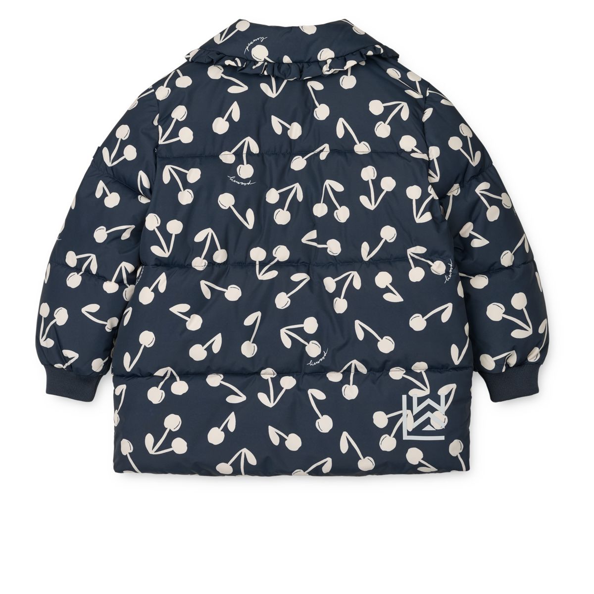 LIEWOOD ANEMONE Lang Jakke - Cherry blossom / Classic navy - Jakker
