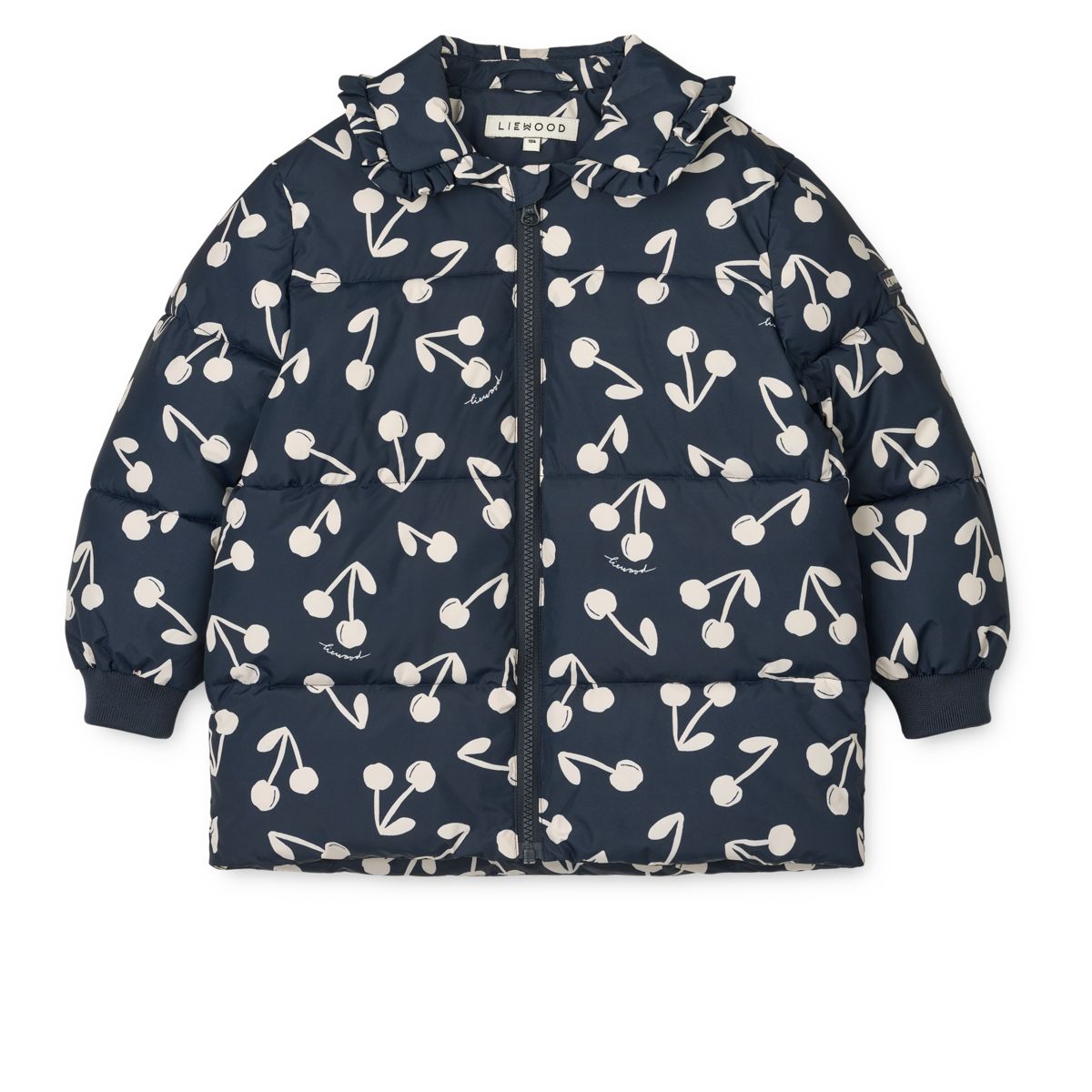 LIEWOOD ANEMONE Lang Jakke - Cherry blossom / Classic navy - Jakker