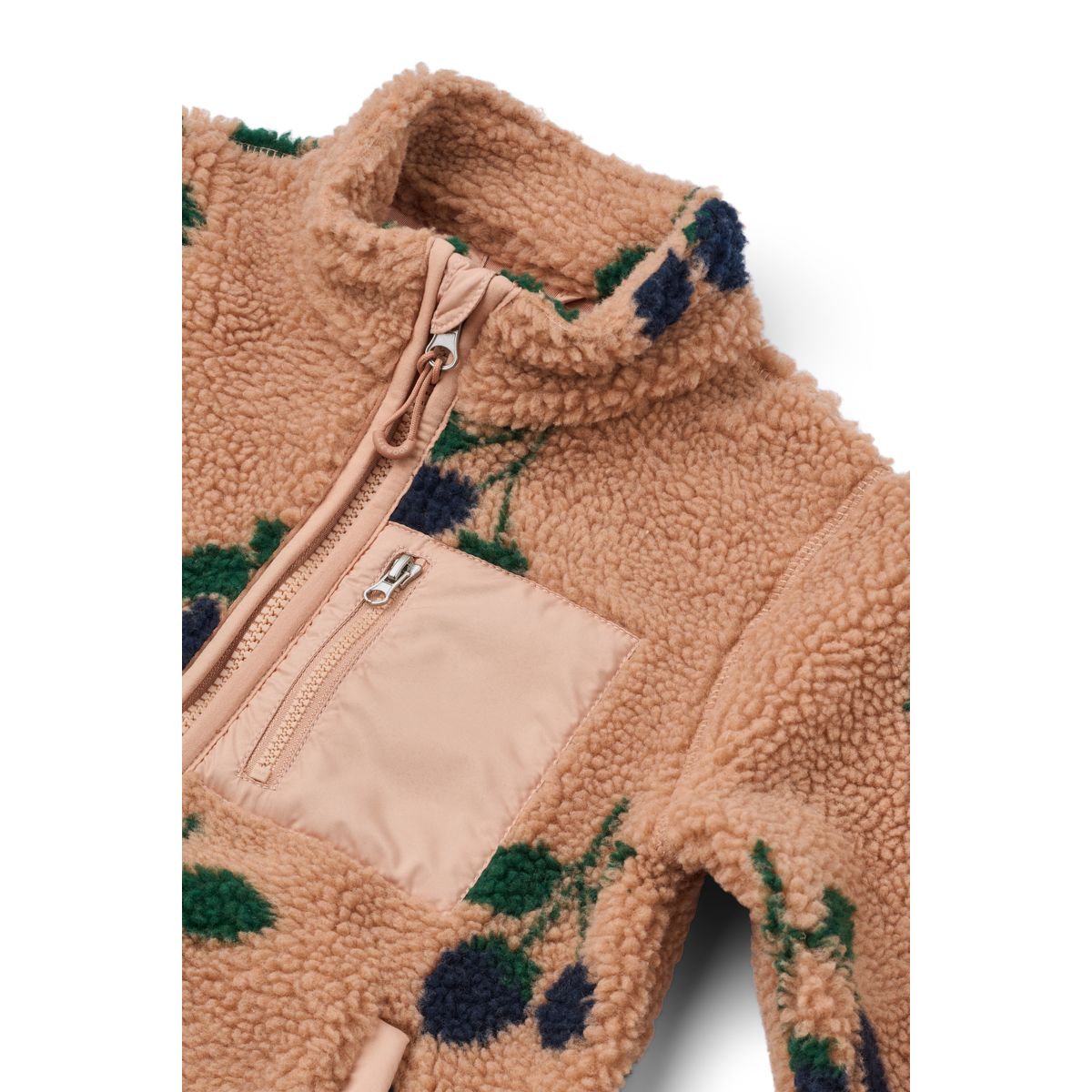 LIEWOOD Nolan Fleecejakke - Berry / Pale Tuscany - Jakker