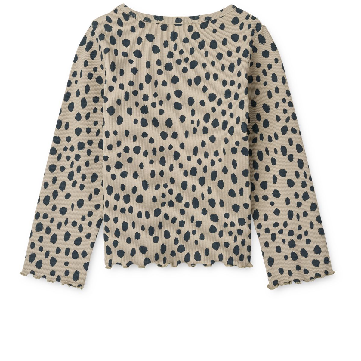 LIEWOOD NIEVE Ribbet Langærmet T-shirt - Leo spots / Mist - T-shirt