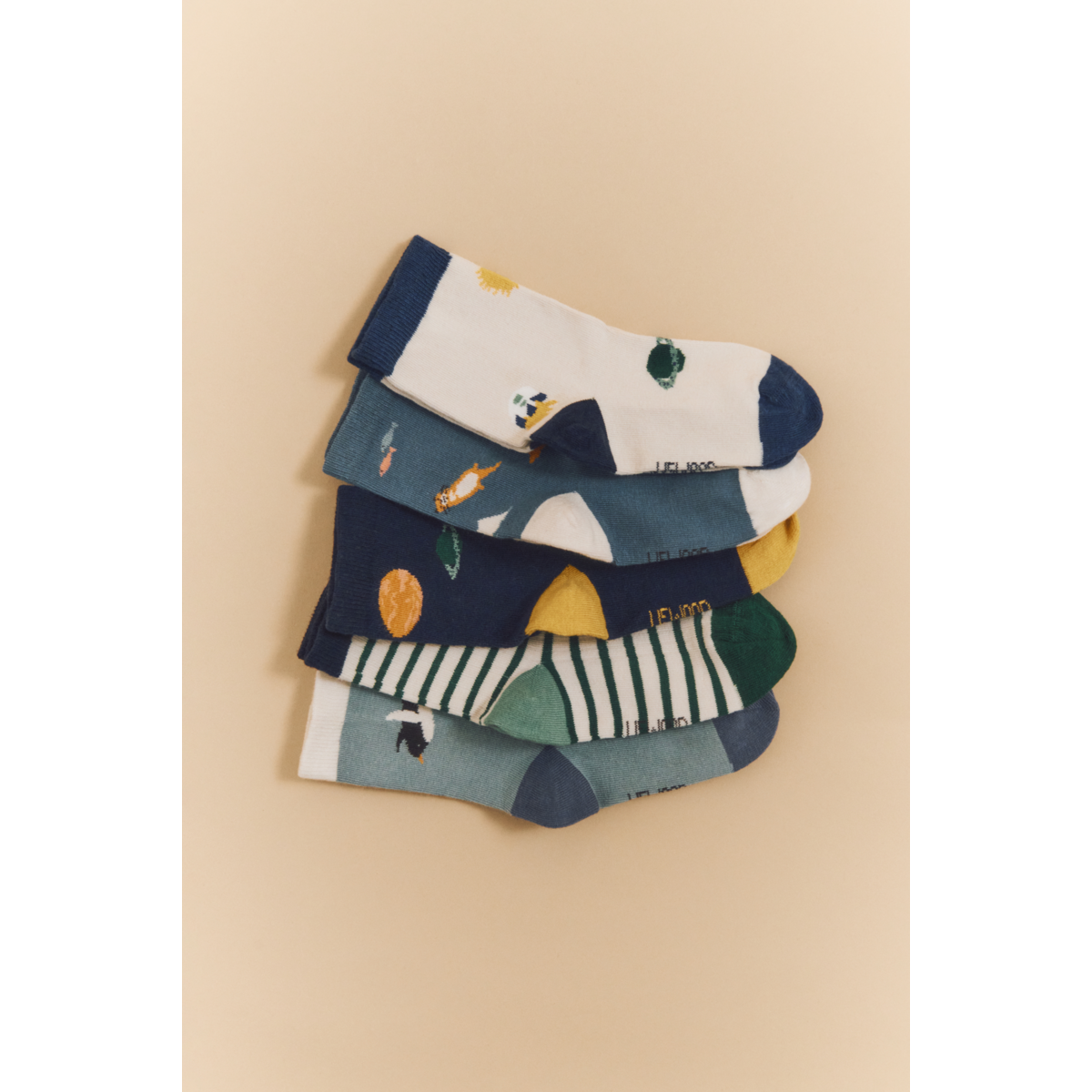 LIEWOOD Silas Strømper 3 par - Universe / Classic navy - Sokker/Strømpebukser