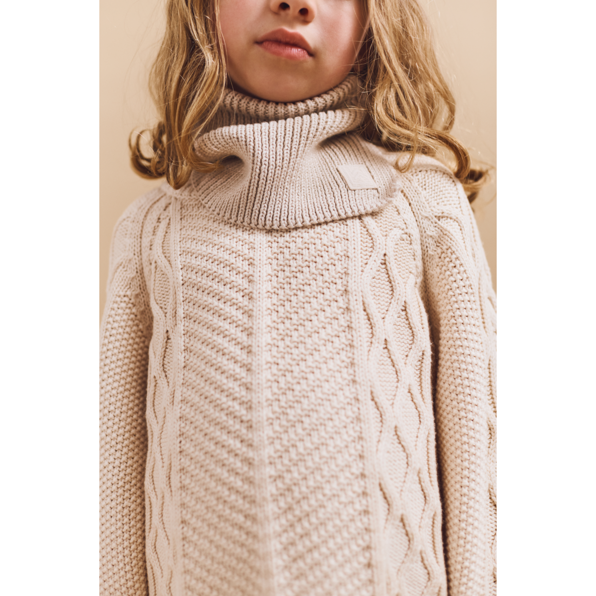 MATHIAS halsedisse i bomuld - Sandy