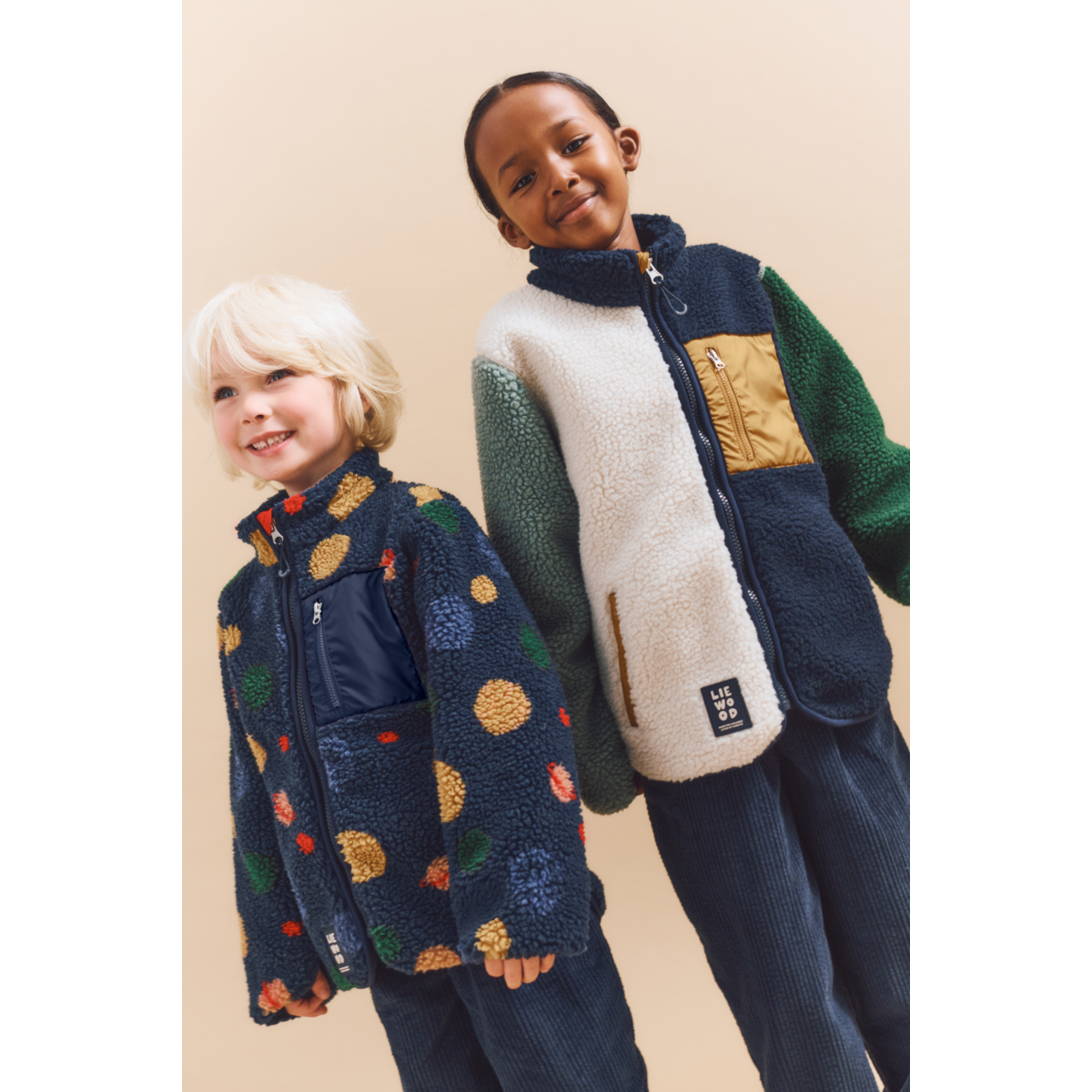 LIEWOOD Nolan Fleecejakke - Universe / Classic navy - Jakker