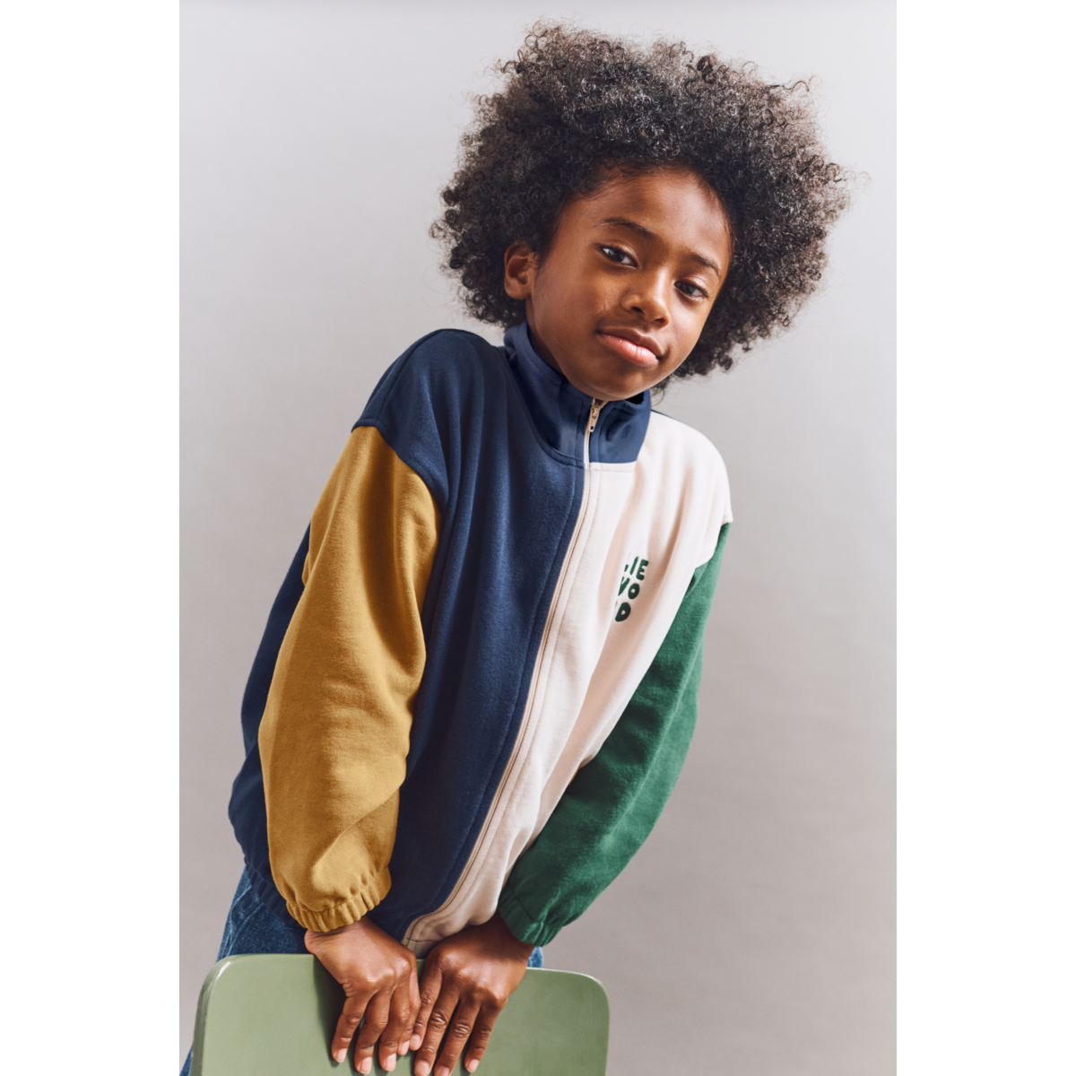 LIEWOOD CASSIUS Sweatshirt med Lynlås - Classic navy multi mix - Sweatshirts