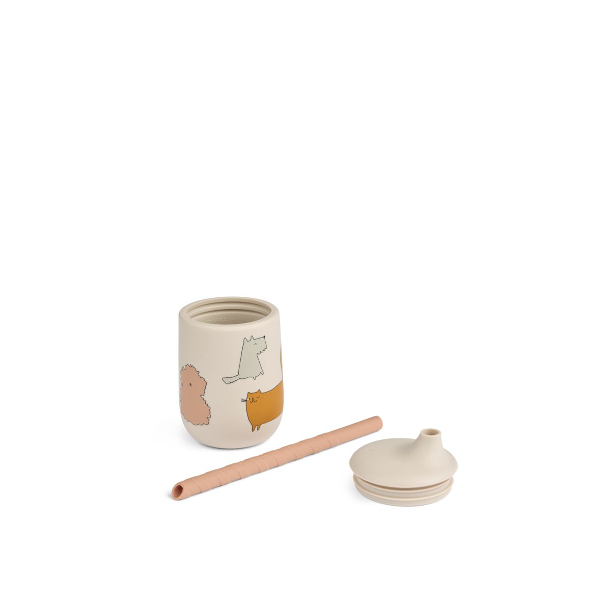 LIEWOOD Ellis Tudekop Med Print - Cats and Dogs / Sandy - Kop