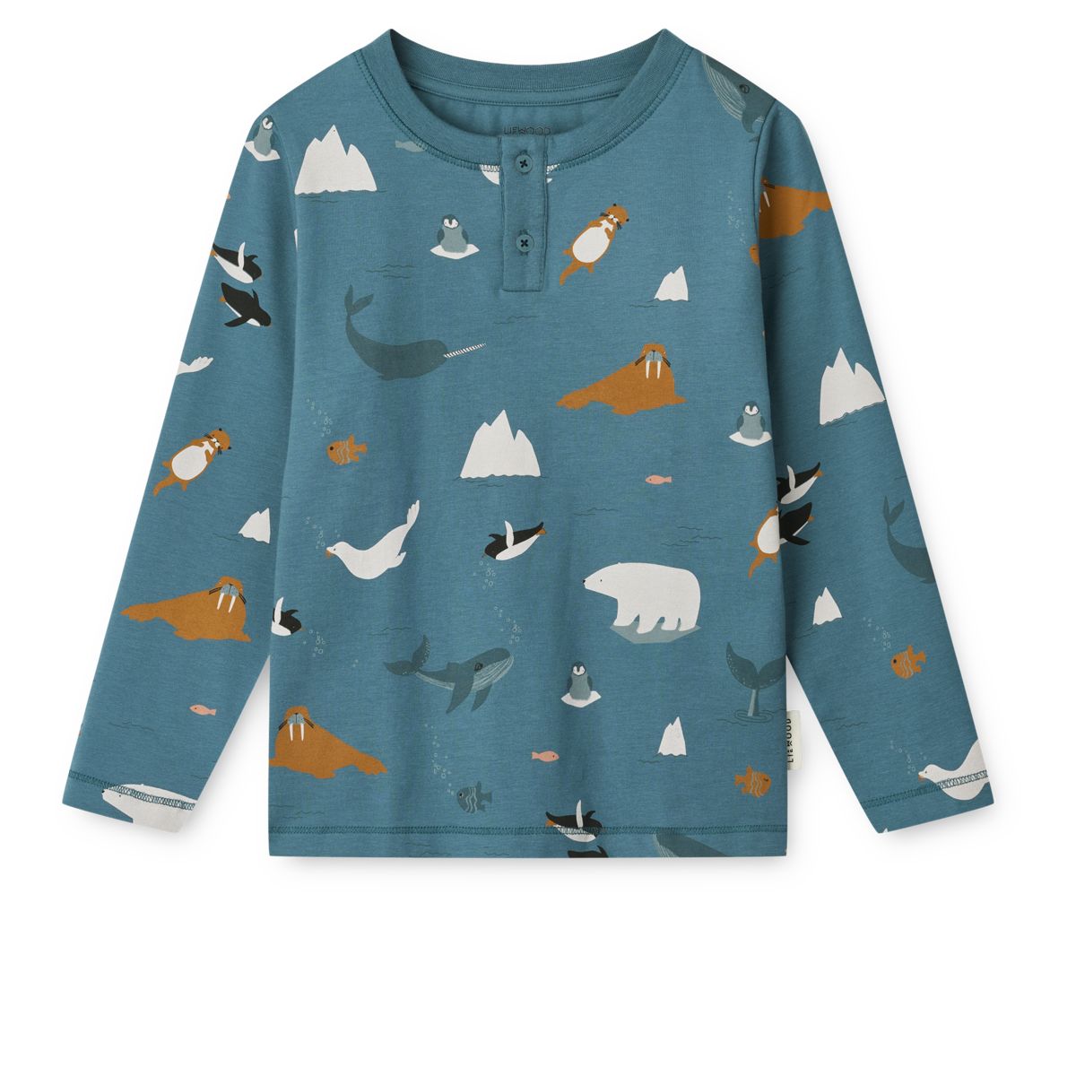 LIEWOOD WILHELM Mønstret Pyjamas - Arctic Sea / Ocean view - Pyjamassæt
