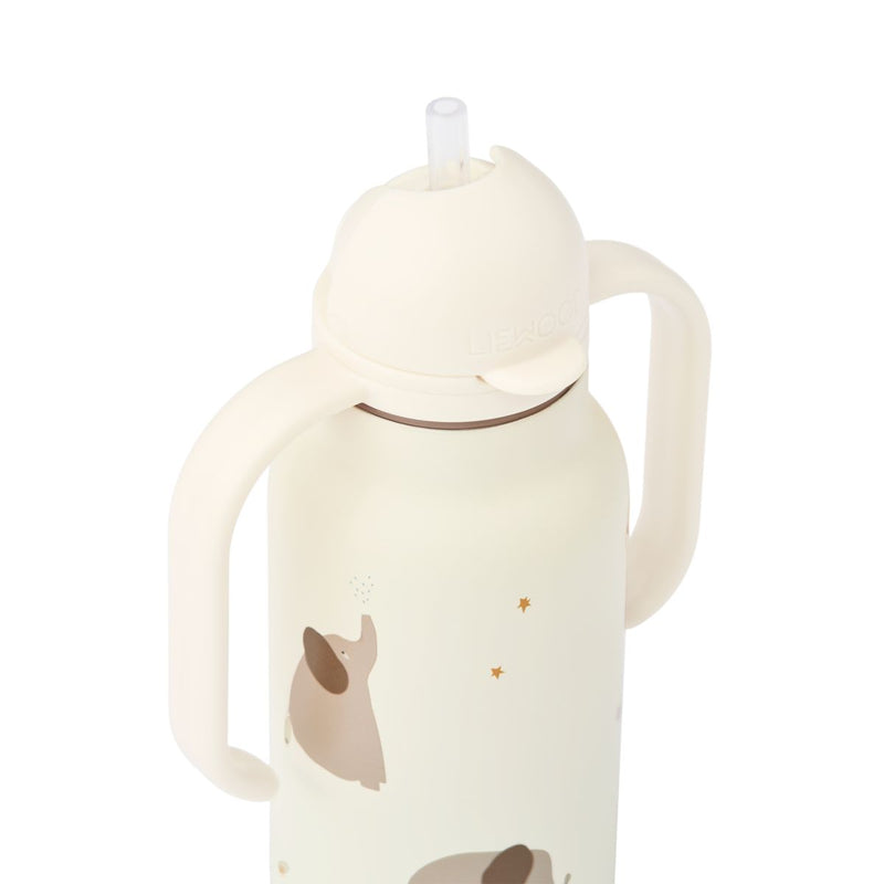 LIEWOOD Kimmie Vandflaske 250 Ml - Elephant / Creme de la creme - Vandflaske