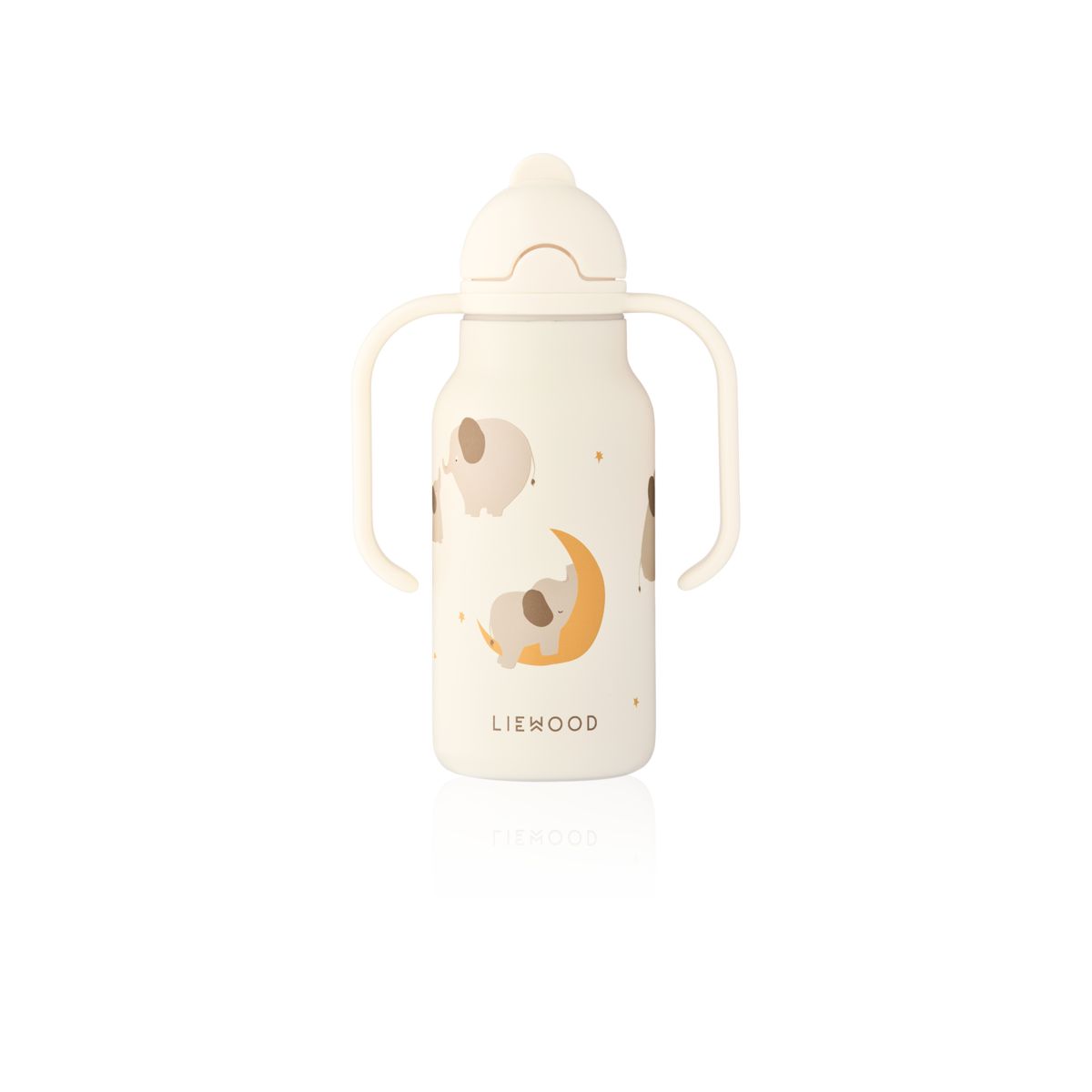 LIEWOOD Kimmie Vandflaske 250 Ml - Elephant / Creme de la creme - Vandflaske