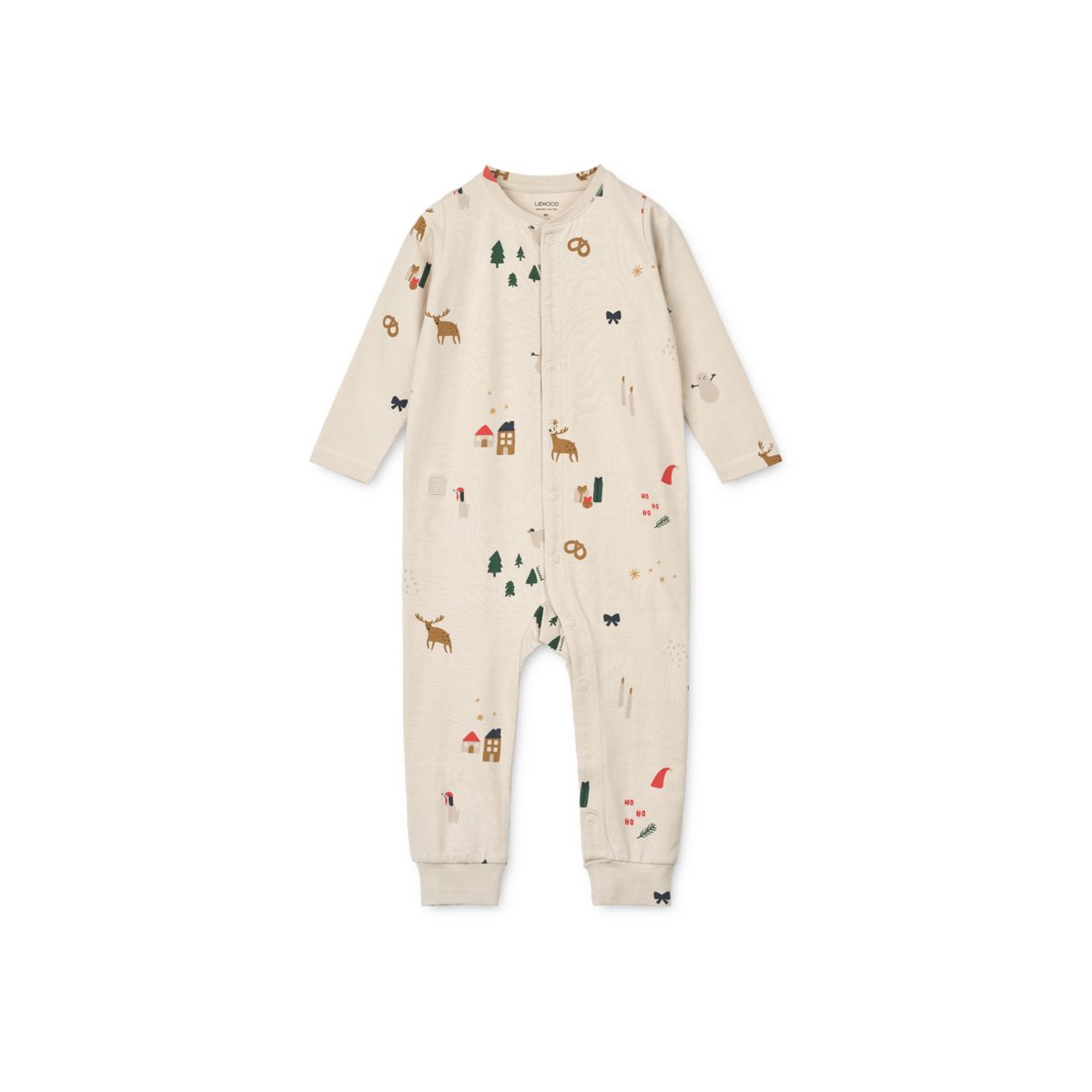 LIEWOOD BIRK Mønstret Natdragt - Holiday / Sandy - Pyjamas Jumpsuits