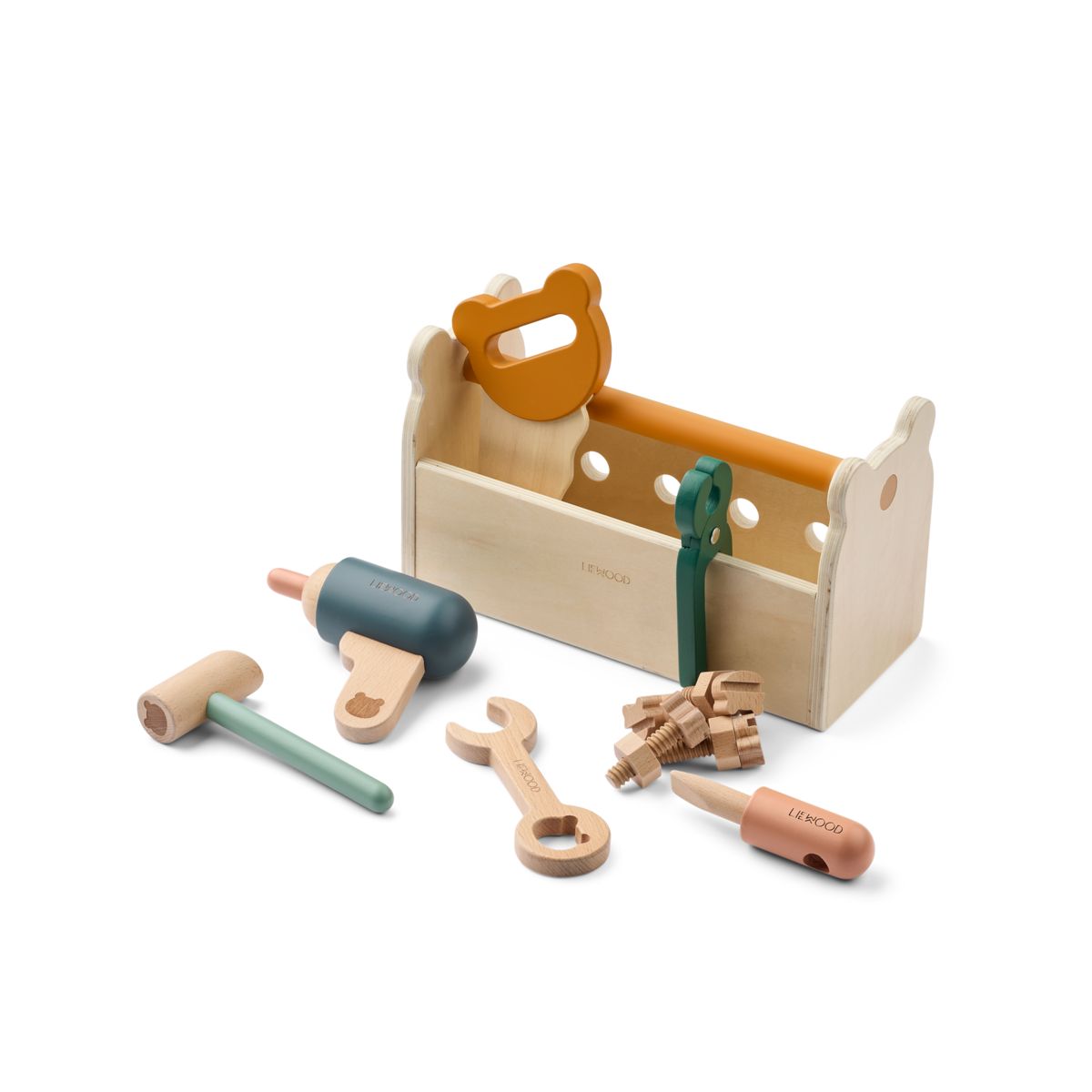 Liewood Luigi tool set - Green garden multi mix - PRETEND PLAY