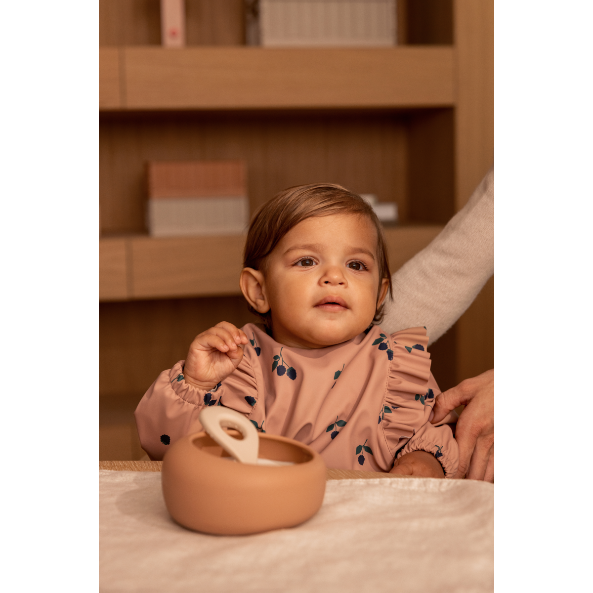 LIEWOOD MERLE Hagesmæk med ærmer - Berry / Pale Tuscany - Spiseforklæde